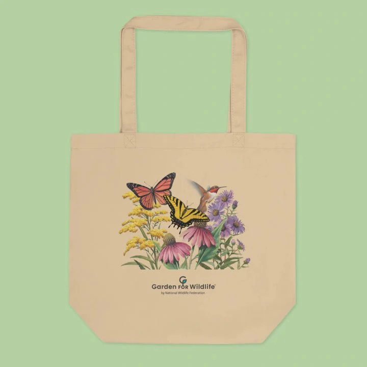 Garden for Wildlife Pollinator Garden Eco Tote Bag - Image 3