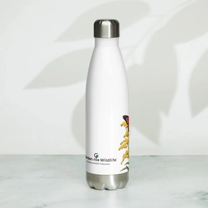 Garden for Wildlife Stainless Steel Water Bottle - Image 3