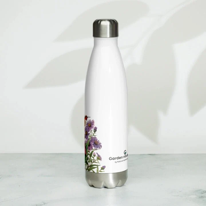 Garden for Wildlife Stainless Steel Water Bottle - Image 4